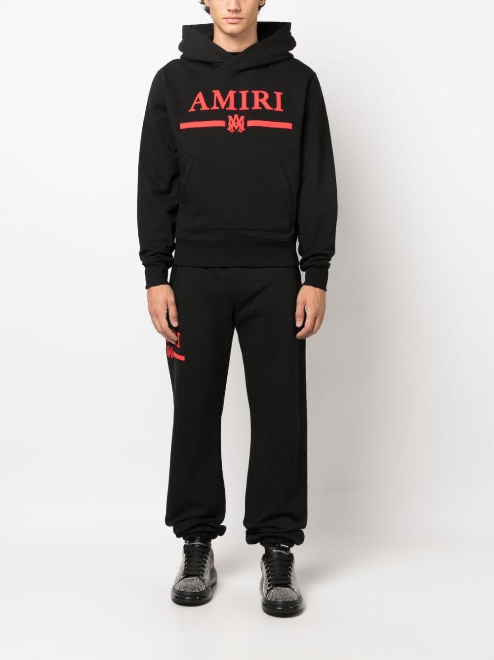 Logo-print cotton hoodie