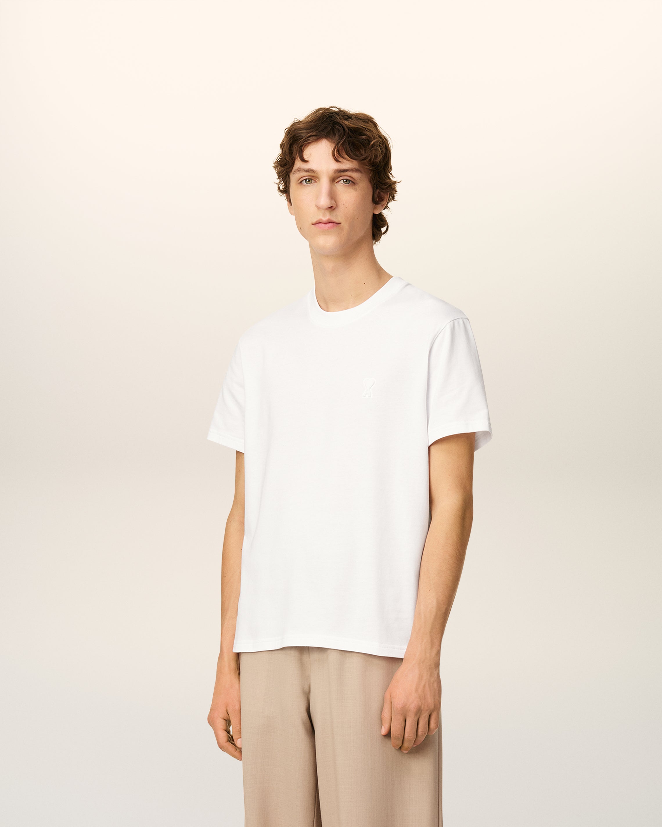 White Organic Cotton Ami De Coeur T-shirt WHITE