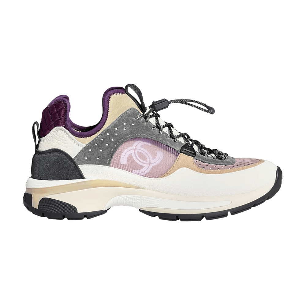 Chanel Wmns Sneaker 'White Grey Purple'