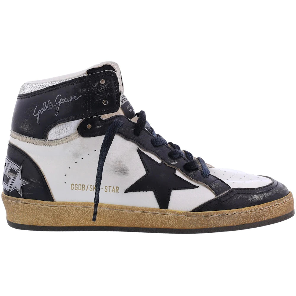 Golden Goose Sky-Star White Black Ice