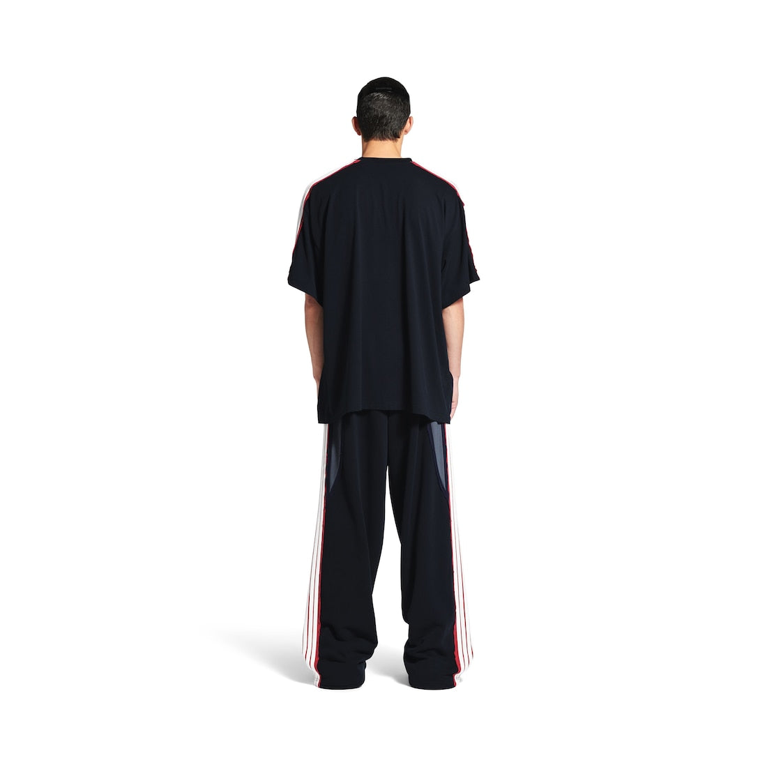 Unity Sports Icon Oversized T-shirt in Faded Black/White