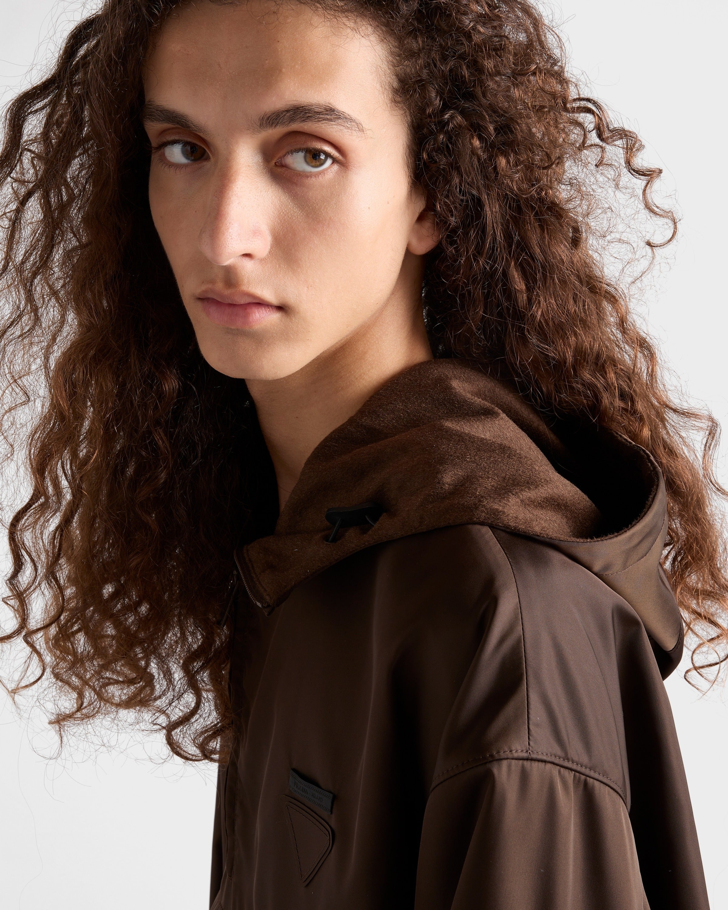 Re-Nylon anorak Cocoa Brown