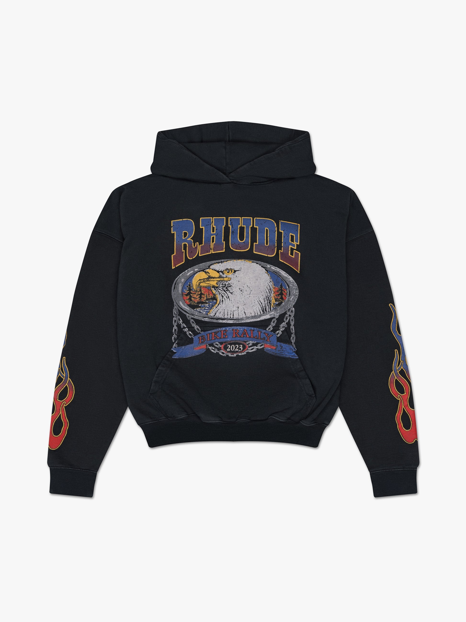 SCREAMING EAGLE HOODIE - VTG BLACK