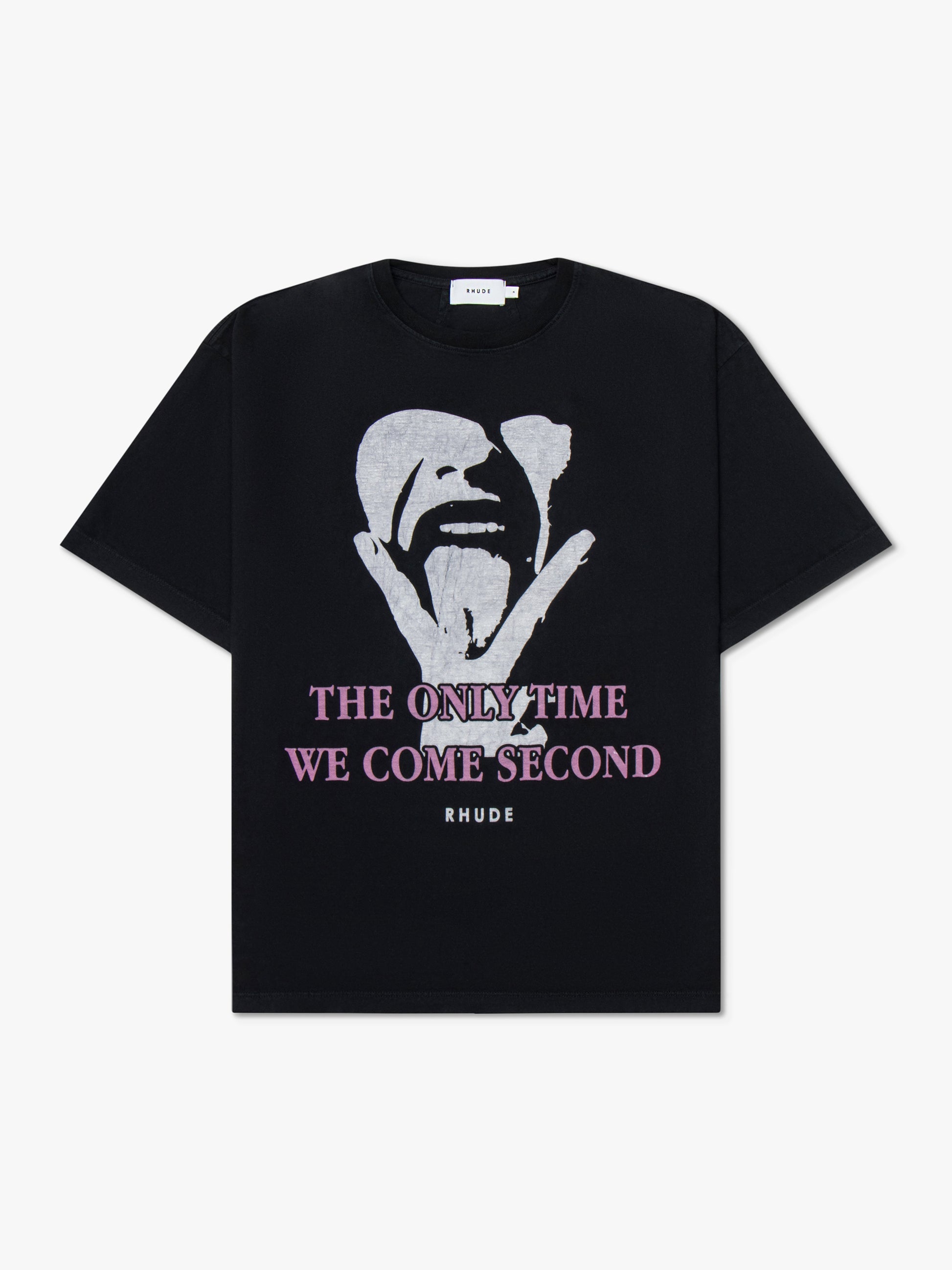 COME SECOND TEE - VTG BLACK