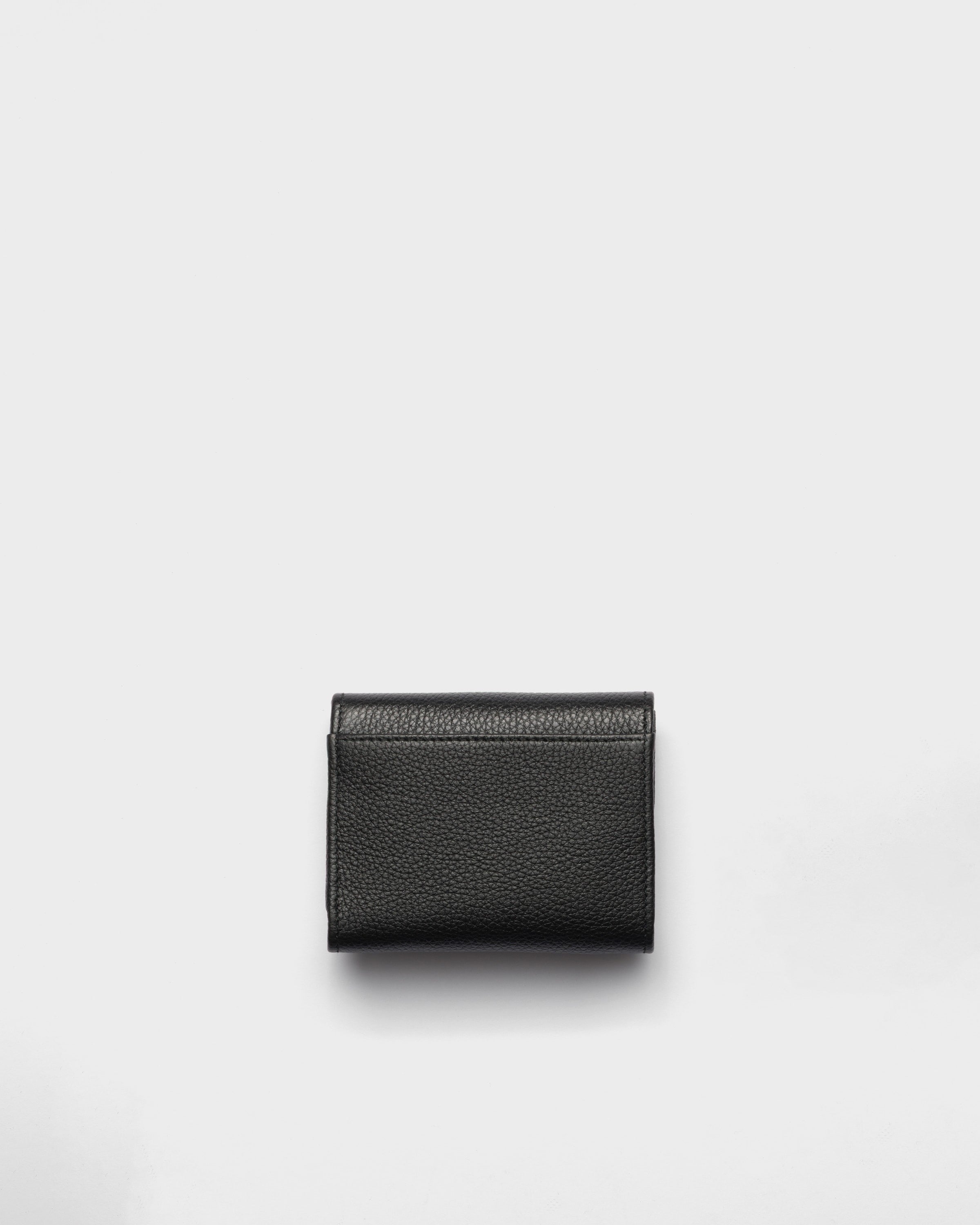 Small leather wallet Black