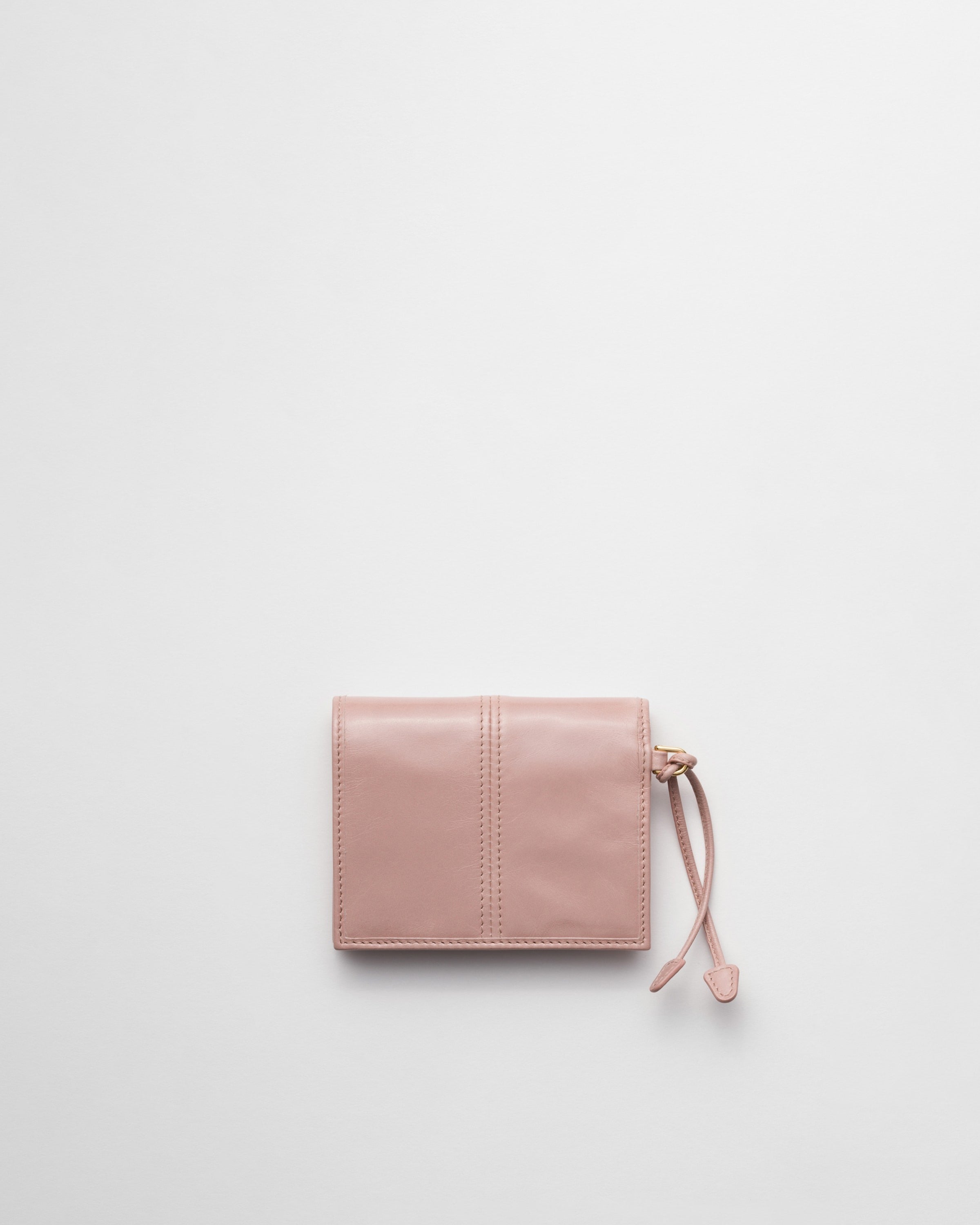 Small leather wallet Rosy Blush