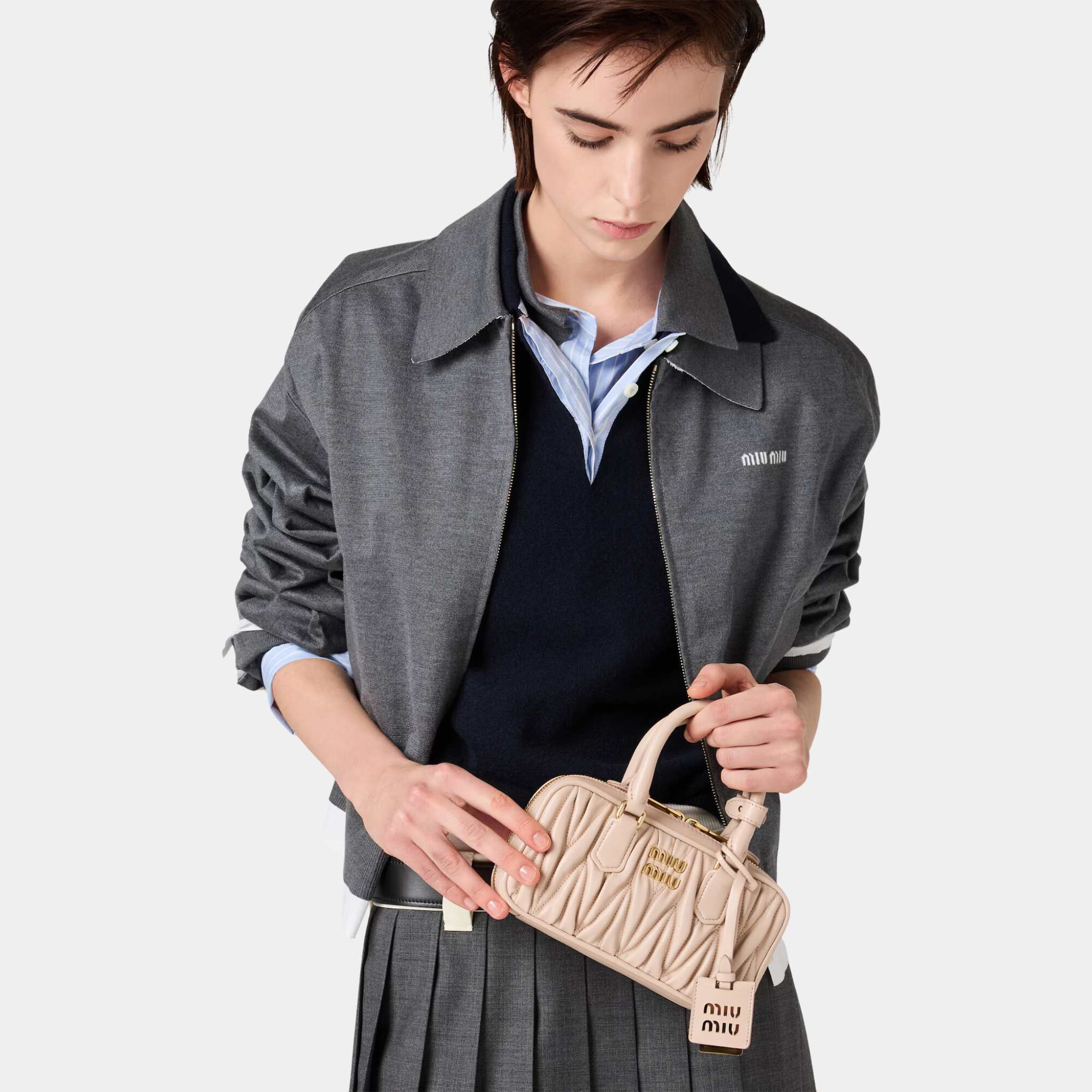 Arcadie Matelasse Nappa Leather Mini Bag