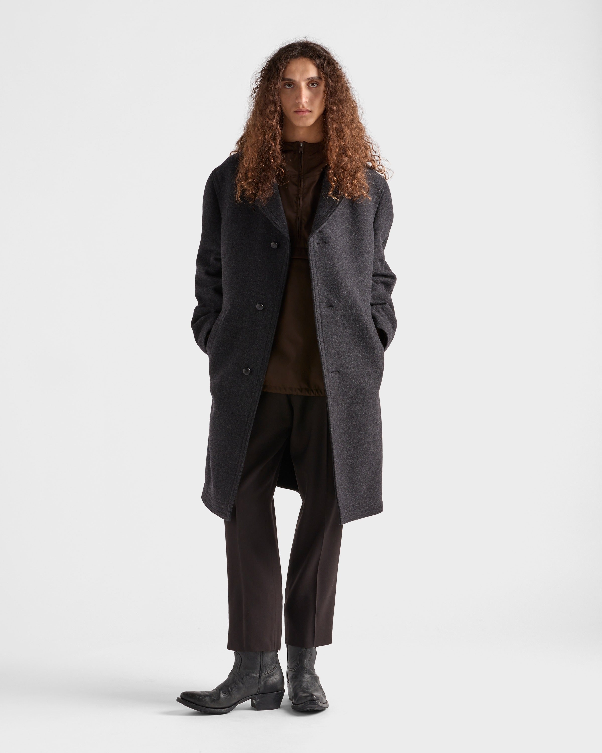 Re-Nylon anorak Cocoa Brown