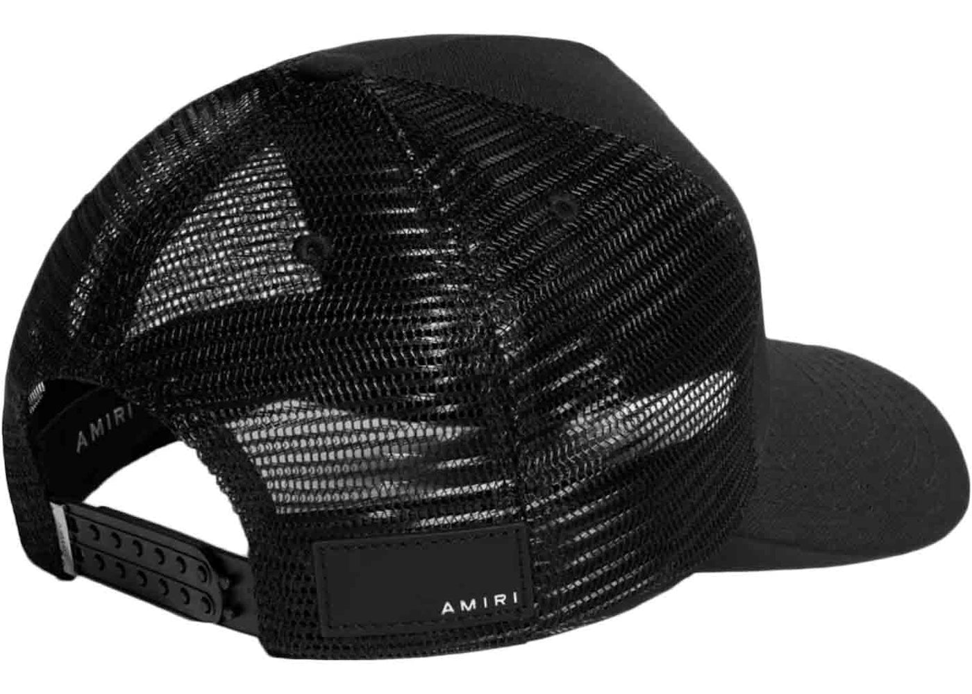 AMIRI Core Logo Trucker Hat Black/Yellow
