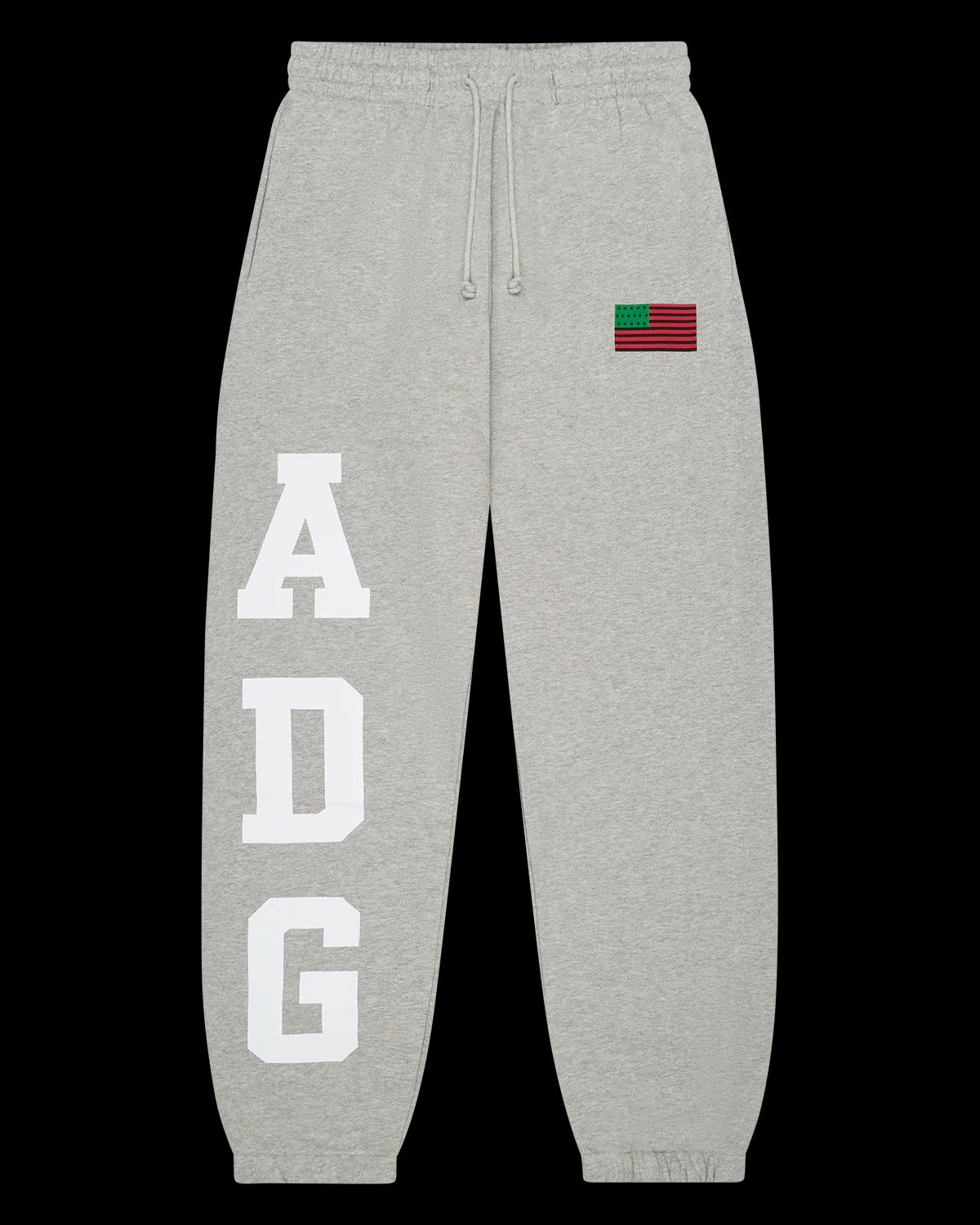 ADG Pan African American Flag Sweatpant Grey Grey