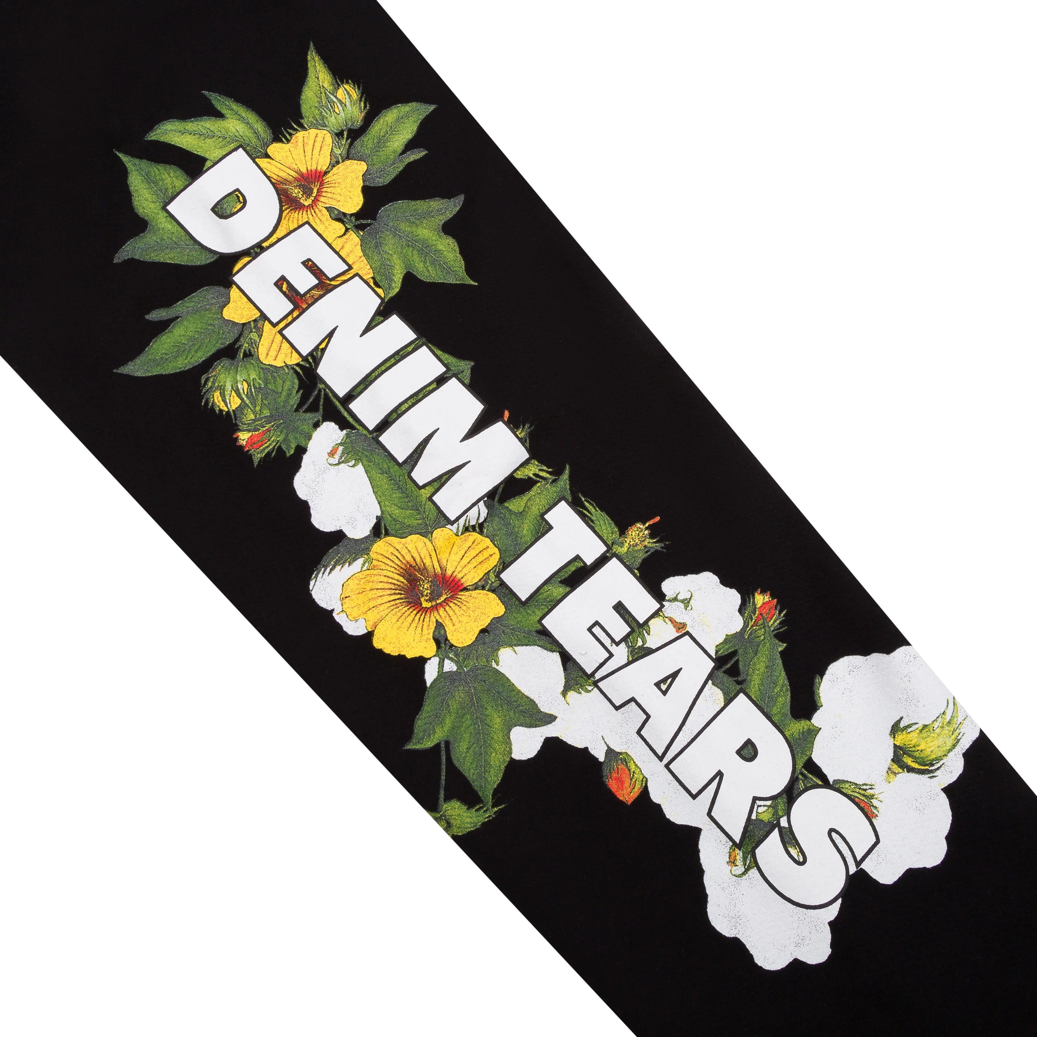DT Floral Logo Sweatpant Black Black