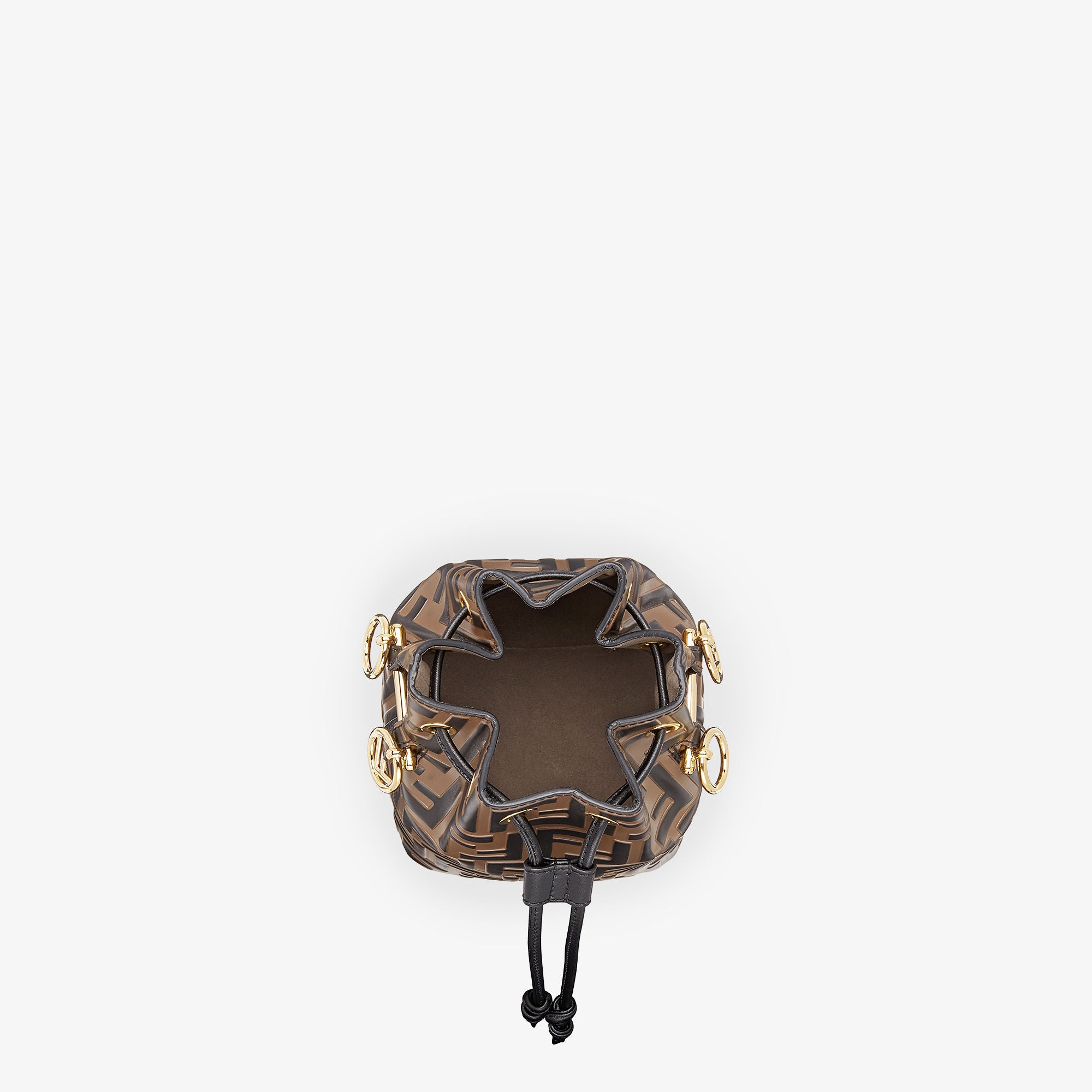 Mon Tresor Brown leather mini-bag