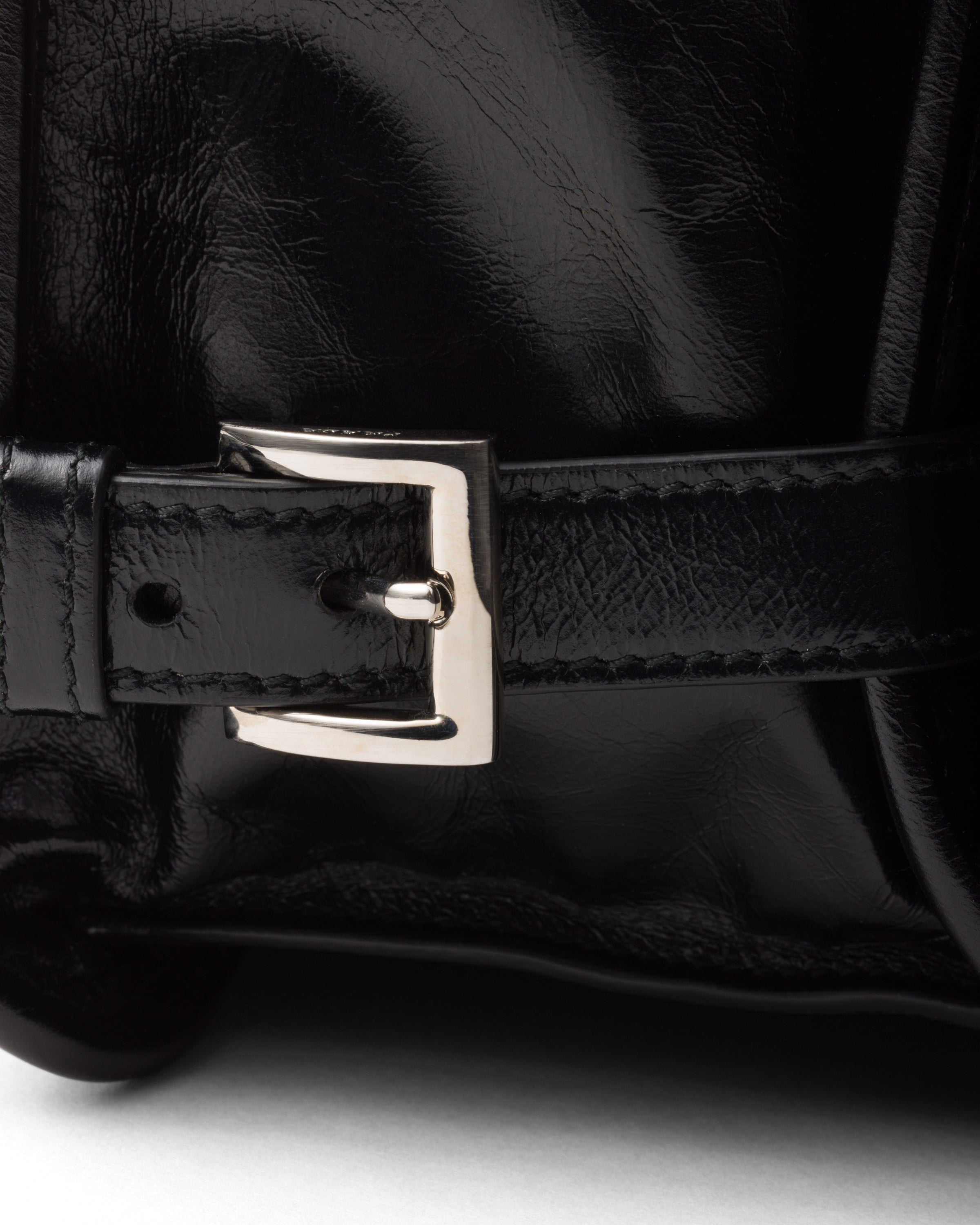 Leather shoulder bag Black