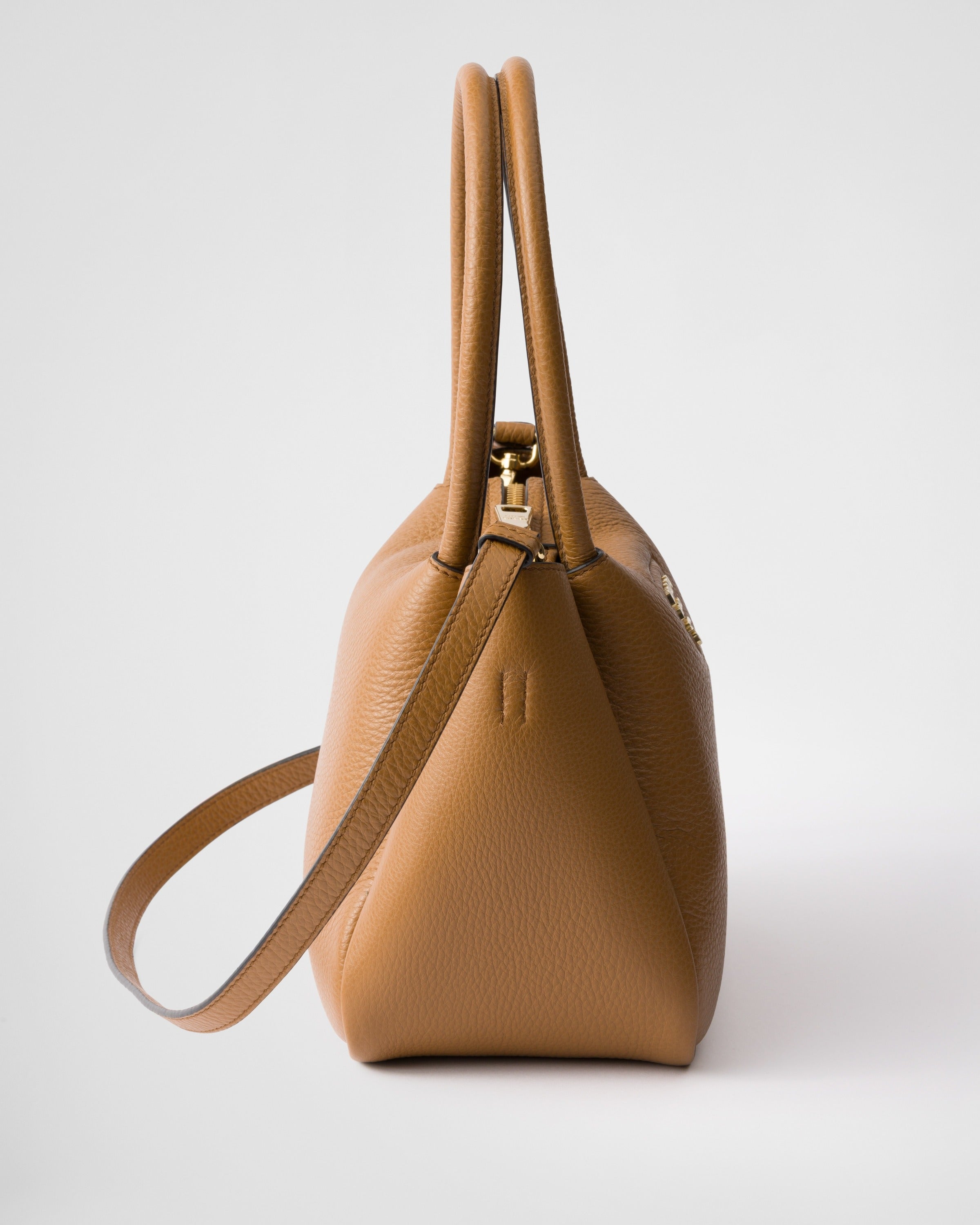 Small leather bag Caramel