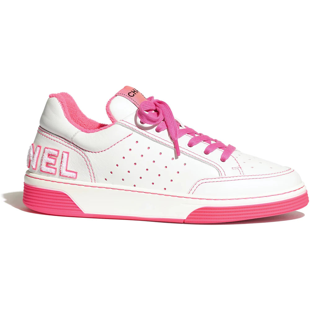 Chanel Sneaker White Fuchsia