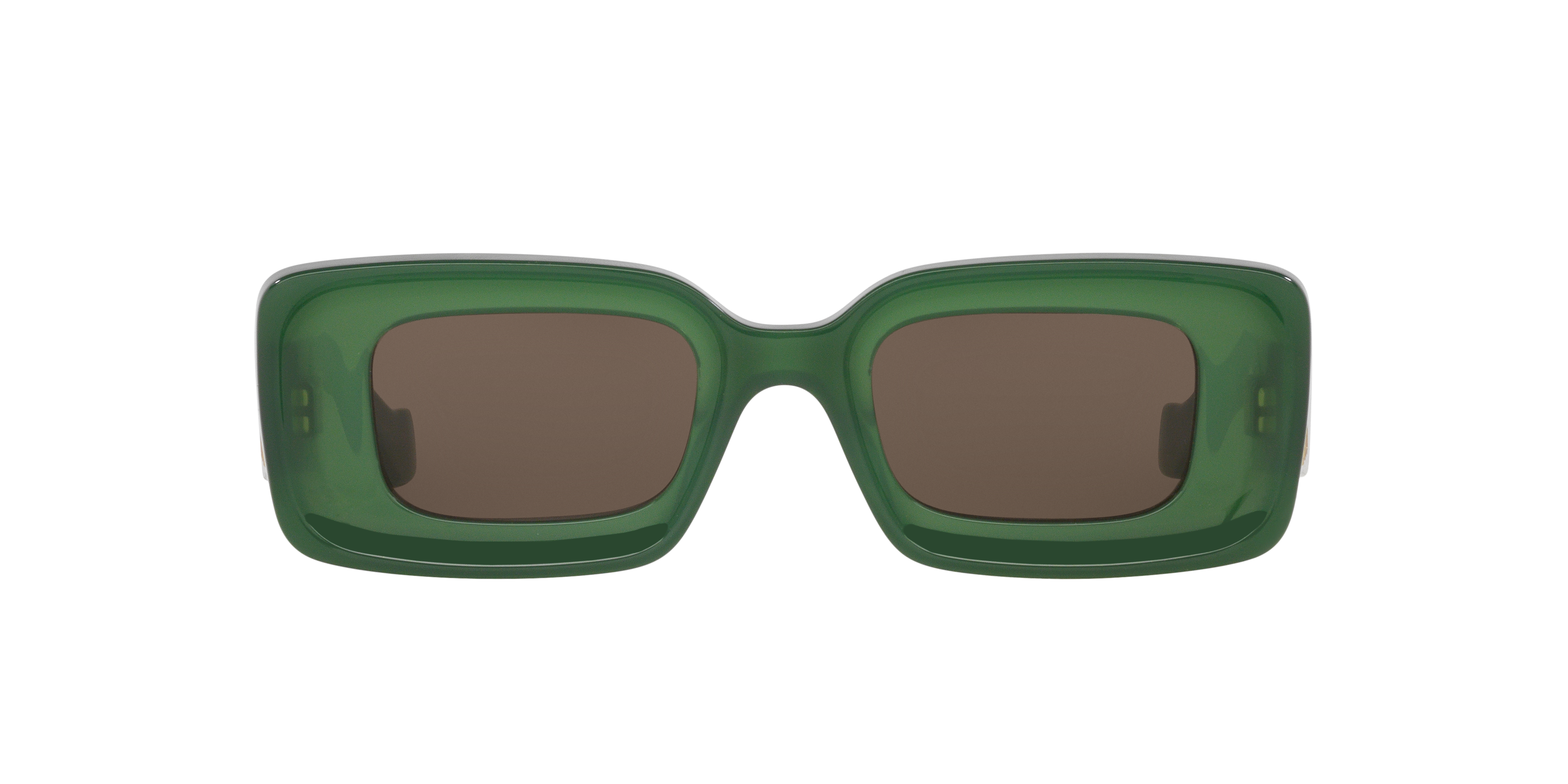 LOEWE LW40101I Green - Women Sunglasses, Brown Lens