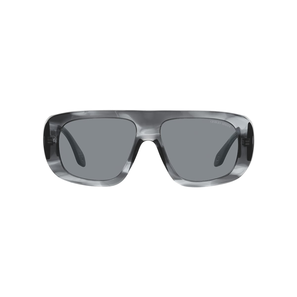 GIORGIO ARMANI AR8183 Striped Blue - Men Sunglasses, White Lens