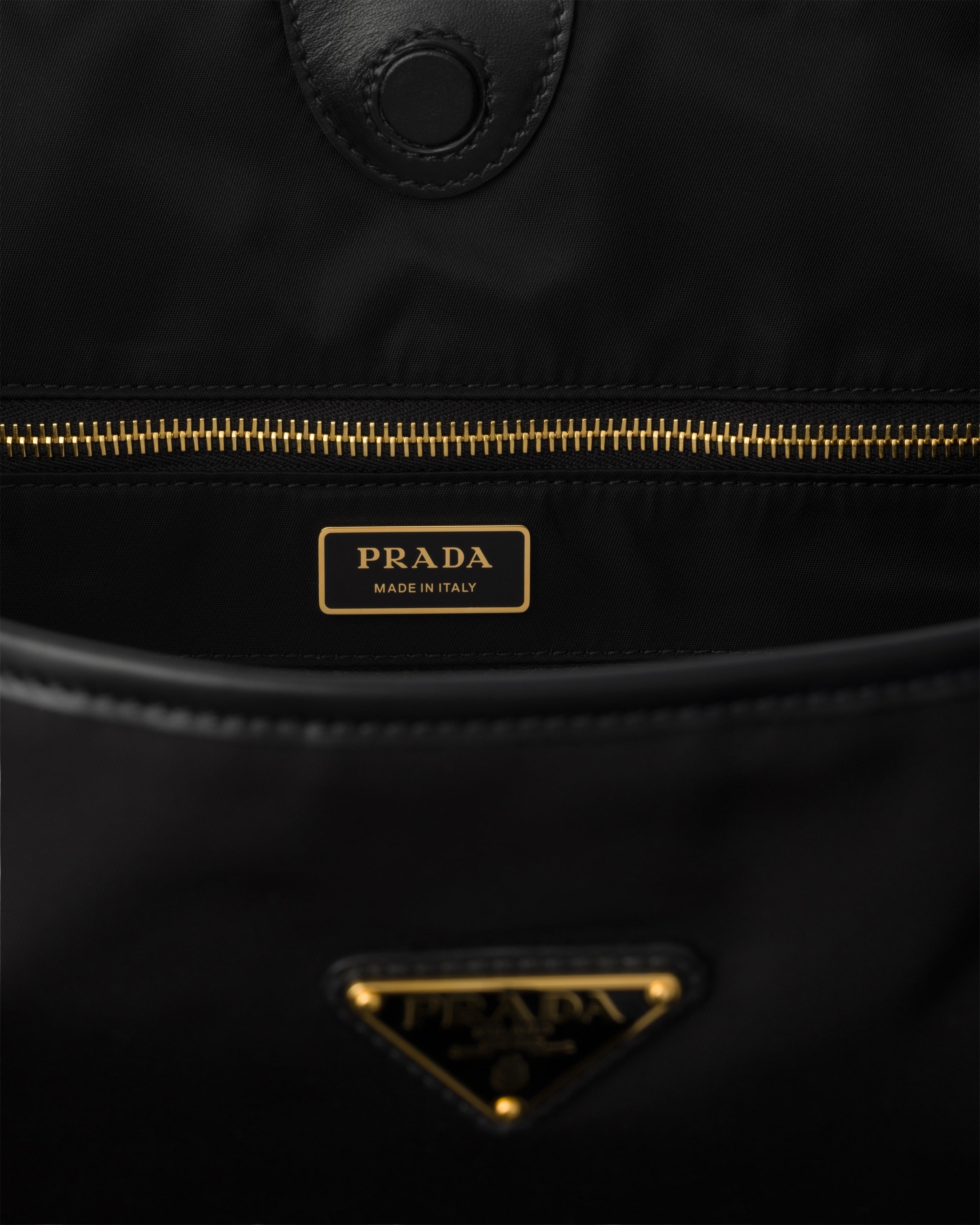 Prada Mariner large Re-Nylon shoulder bag Black