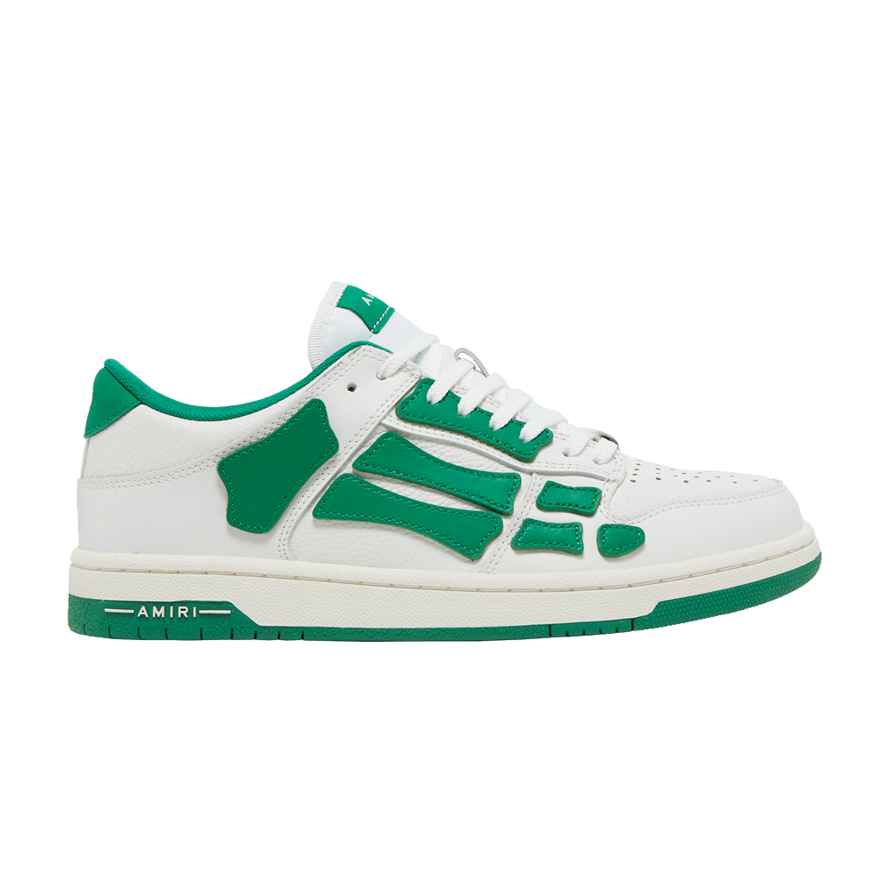 AMIRI Skel Top Low White Green