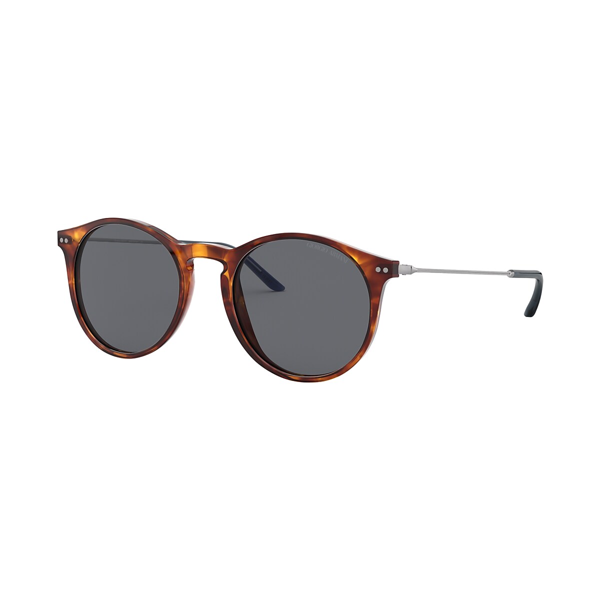 GIORGIO ARMANI AR8121 Red Havana - Men Sunglasses, Grey Lens