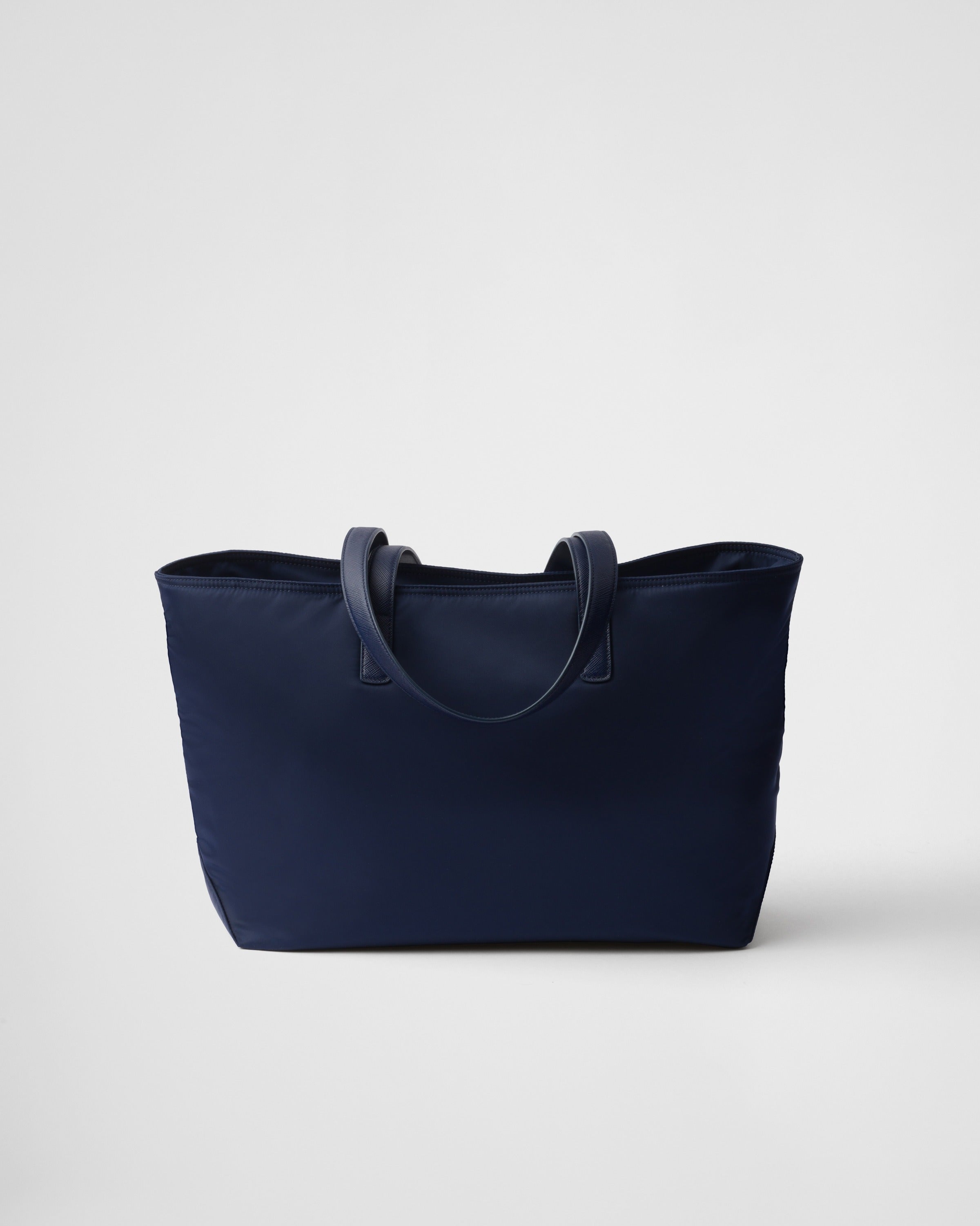 Prada Re-Edition 1978 medium Re-Nylon and Saffiano leather tote bag Baltic Blue