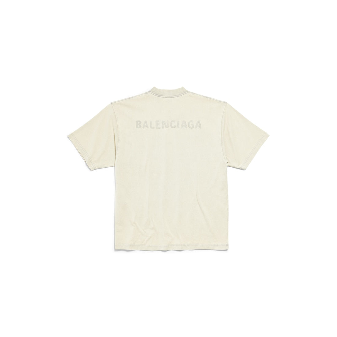 Men's New Balenciaga Back T-shirt Medium Fit in Grey