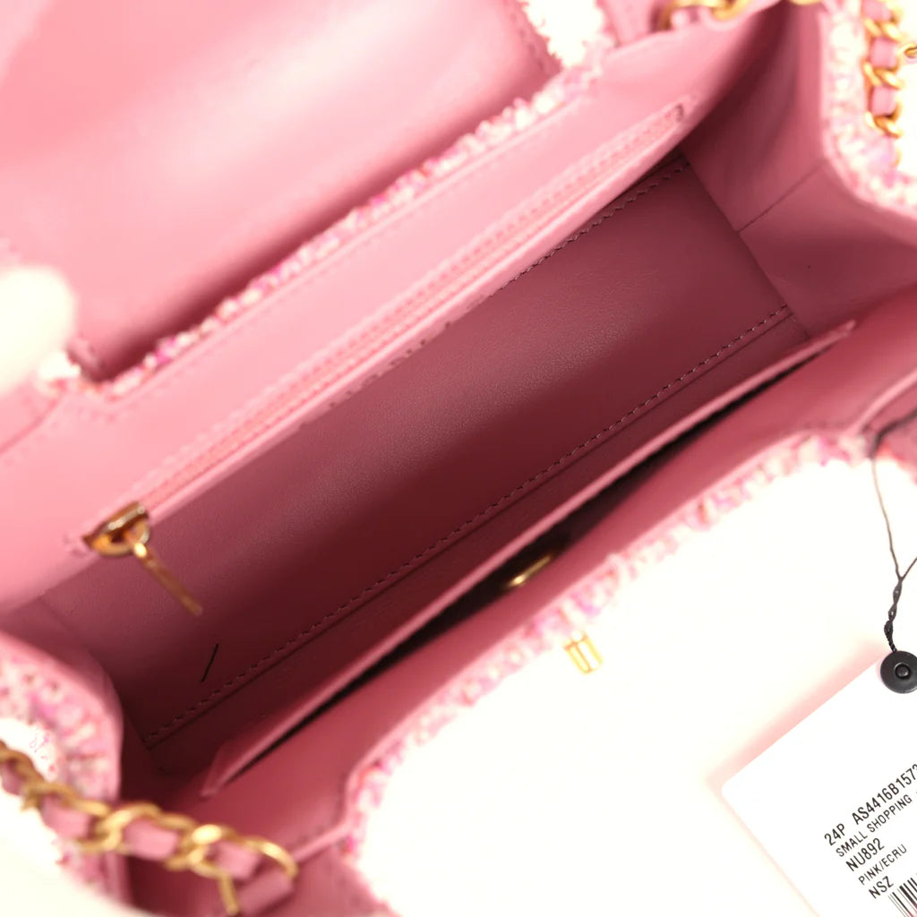 Chanel Mini Kelly Bag Pink Tweed