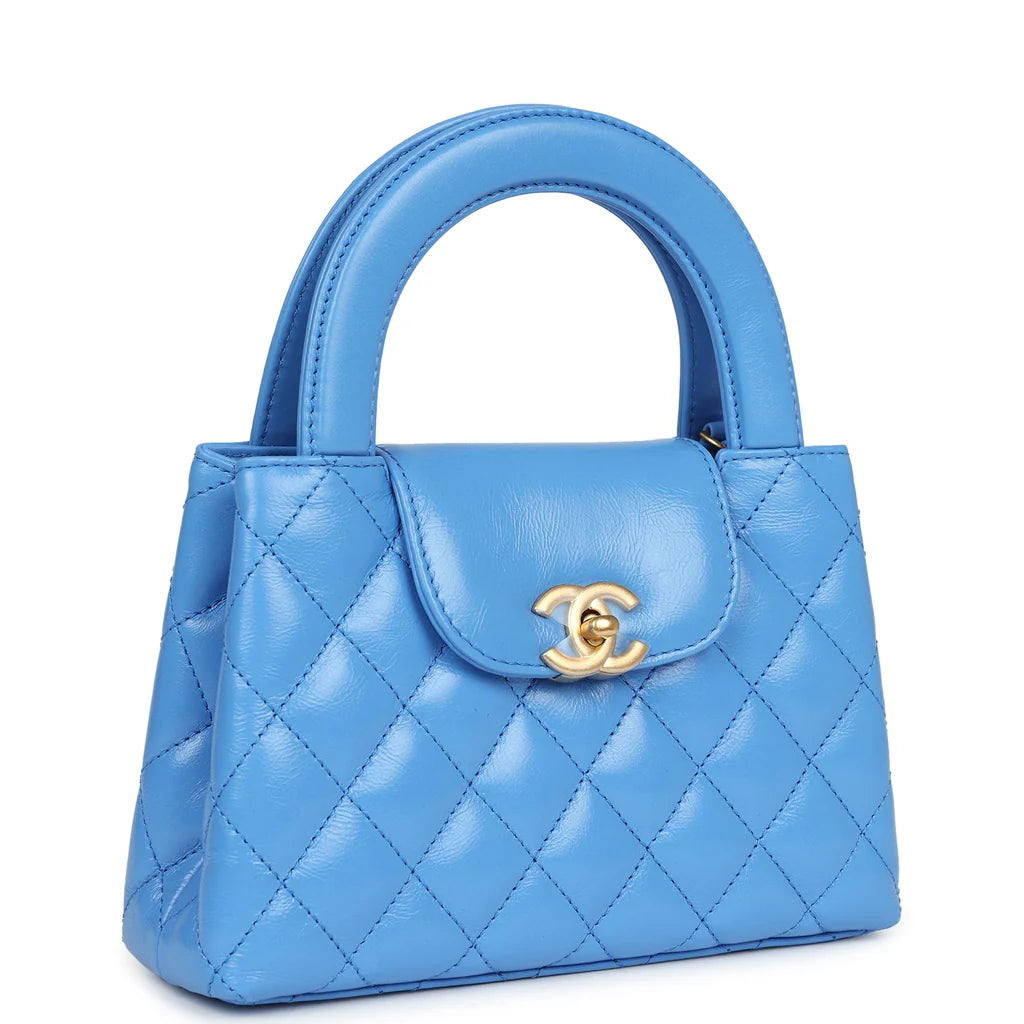 Chanel Mini Kelly Bag Blue