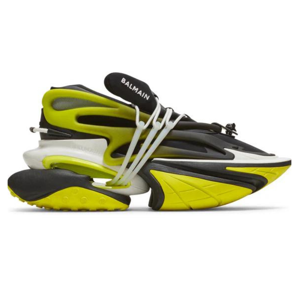 Balmain Unicorn Low-Top Black Yellow