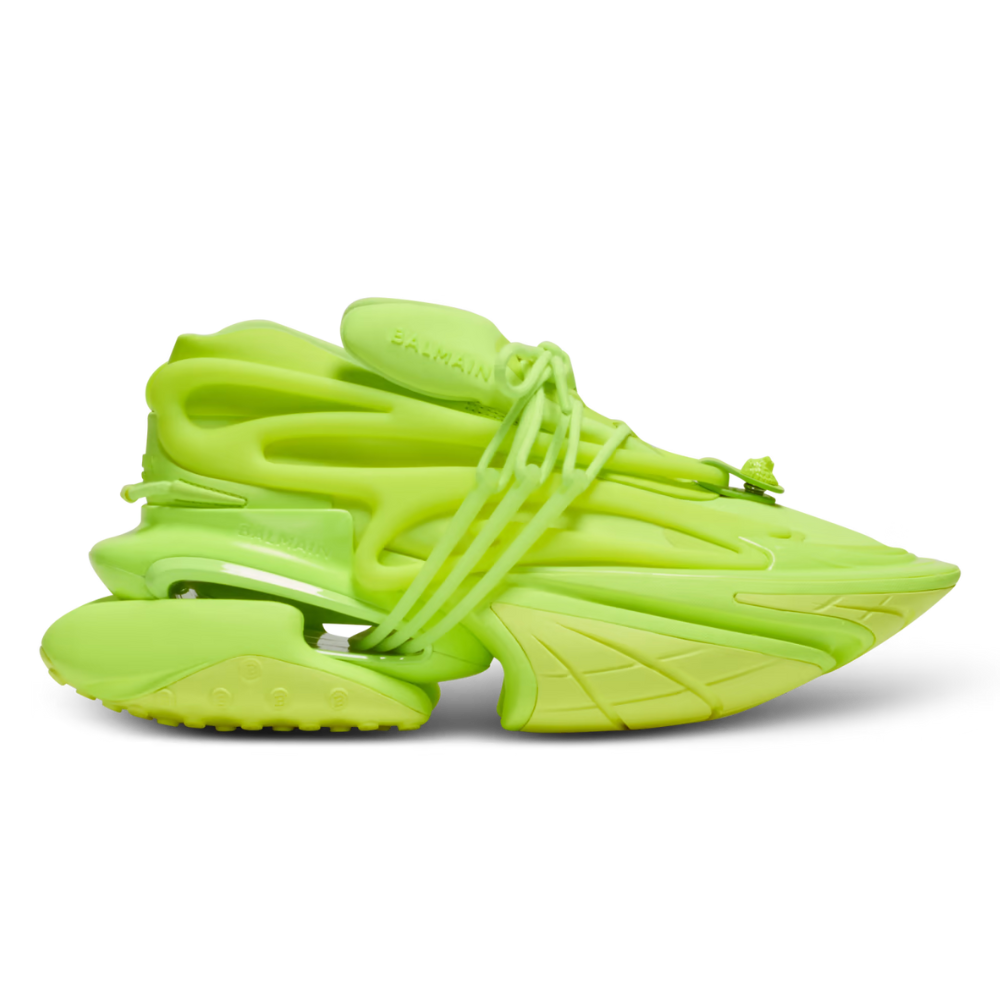 Balmain Unicorn Low-Top Neon Yellow