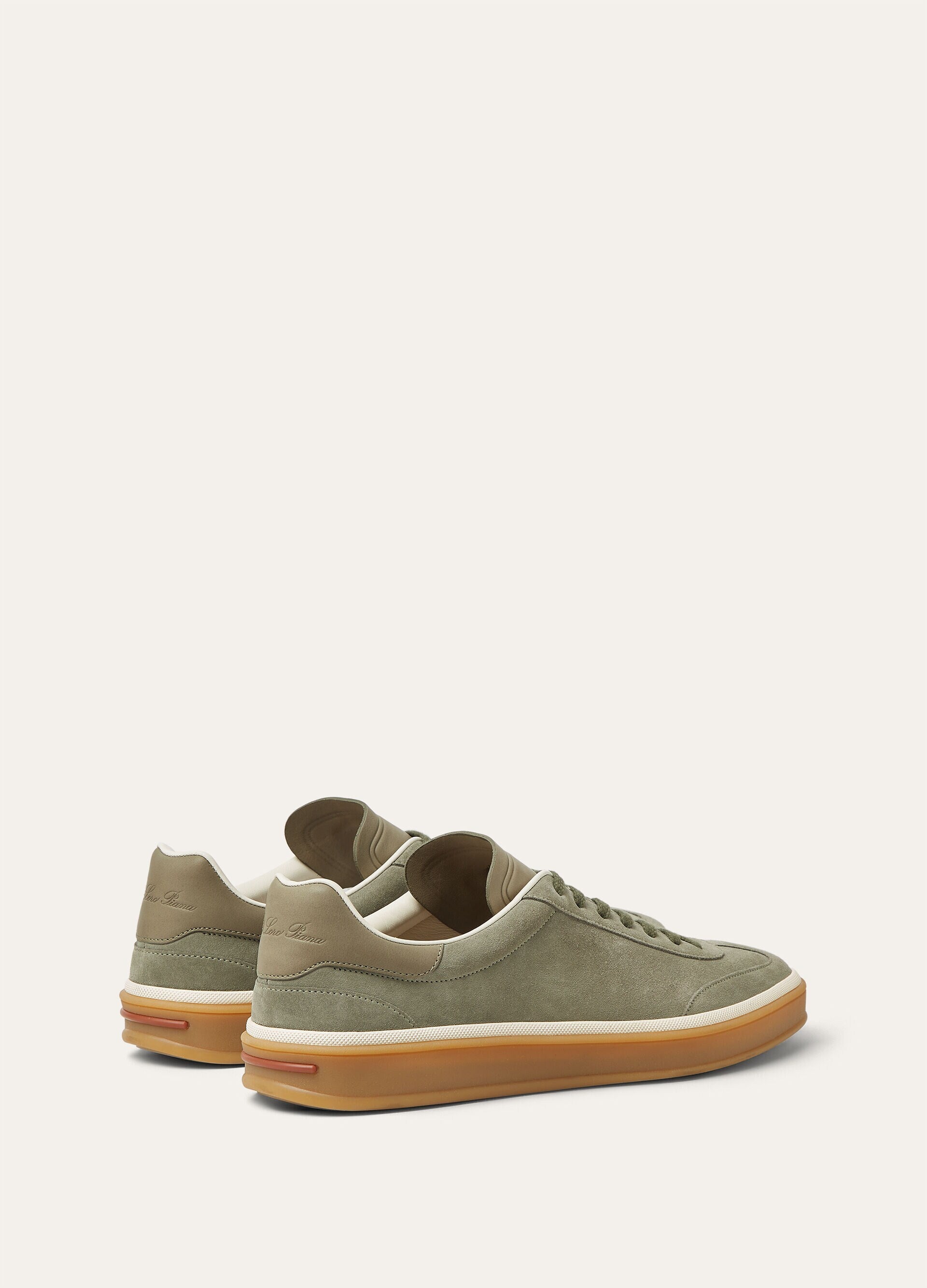 Tennis Walk Sneaker Suede Calf Split Army Gray