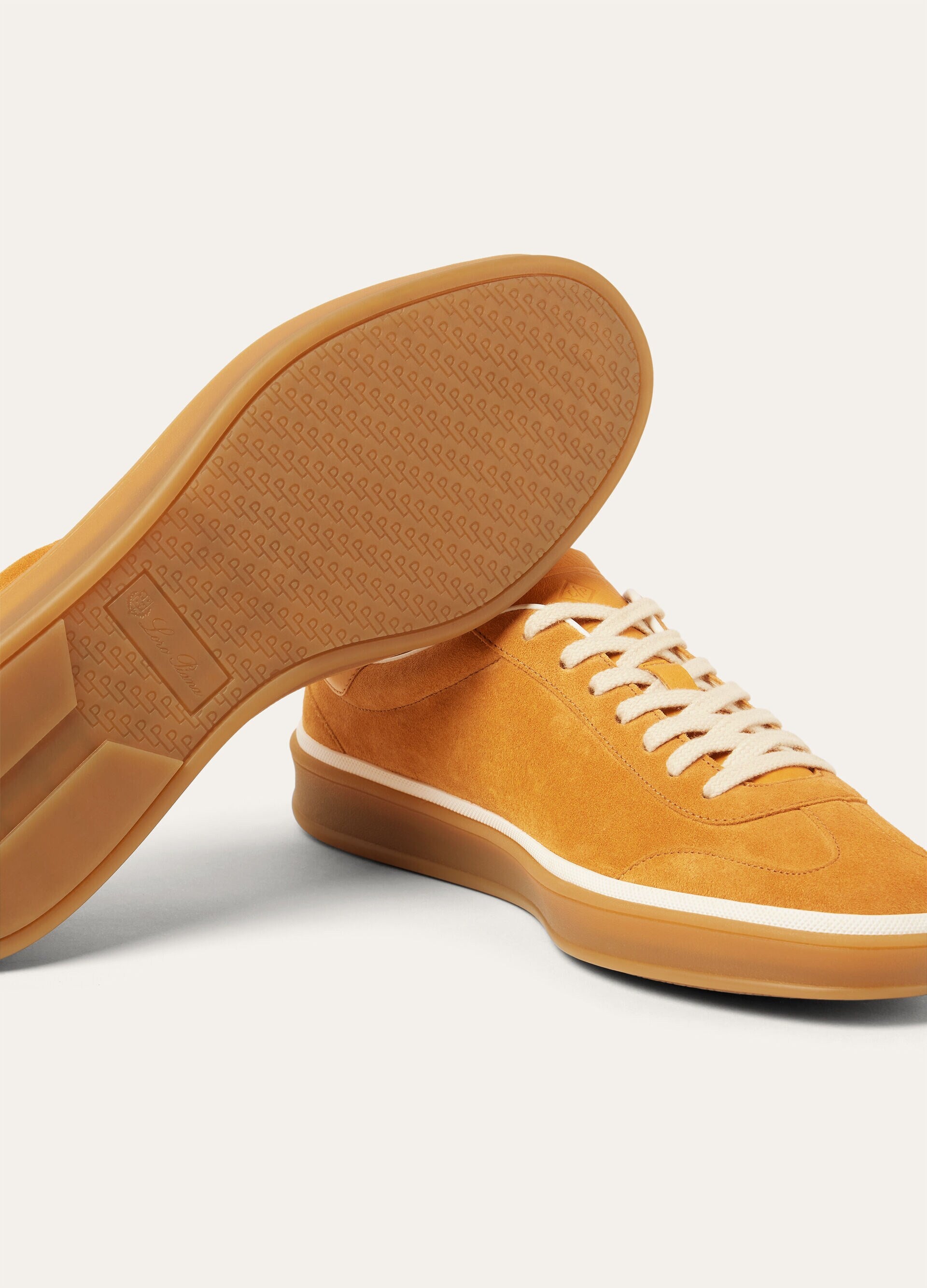 Tennis Walk Sneaker Suede Calf Split 70's Orange