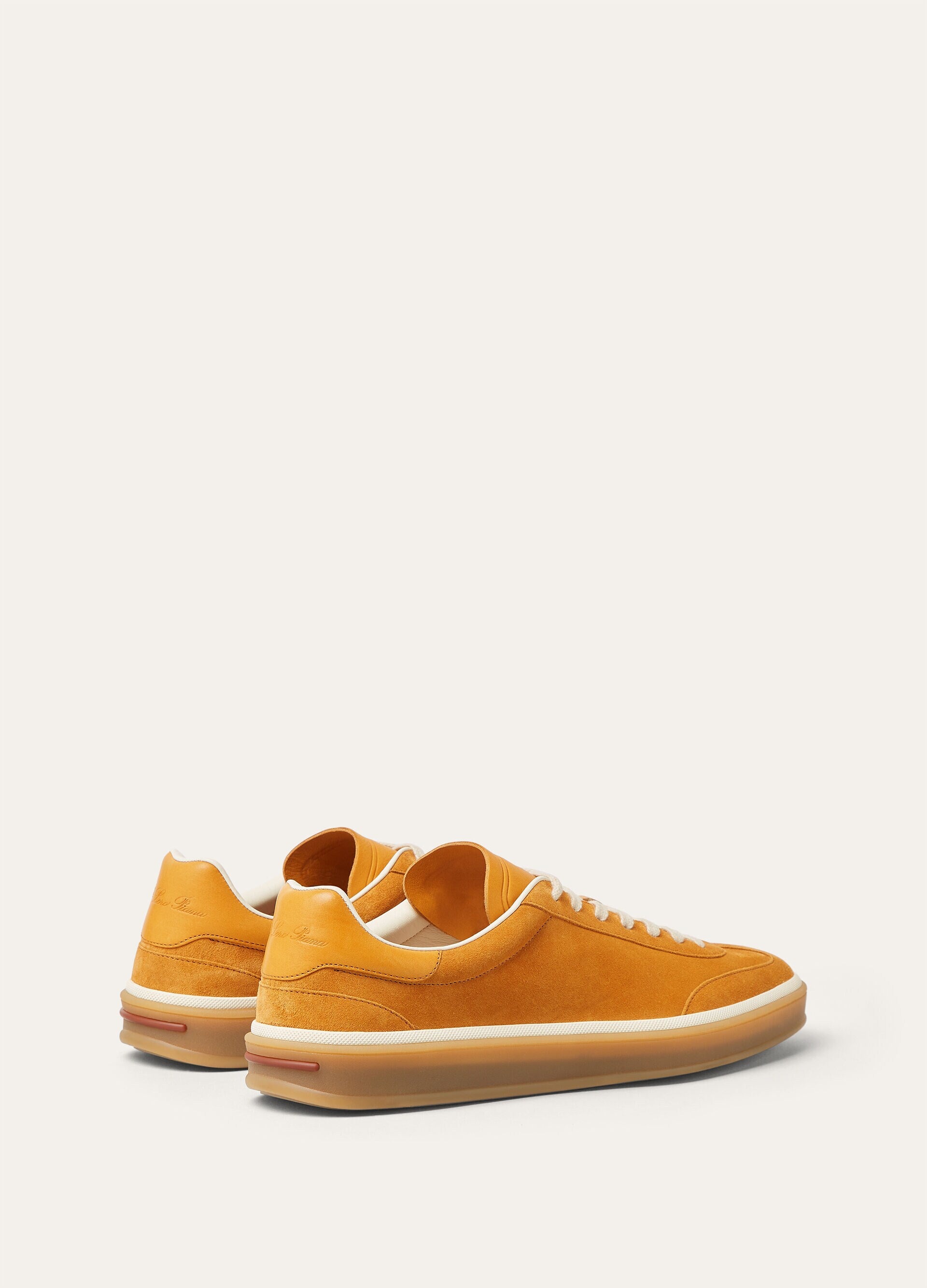 Tennis Walk Sneaker Suede Calf Split 70's Orange