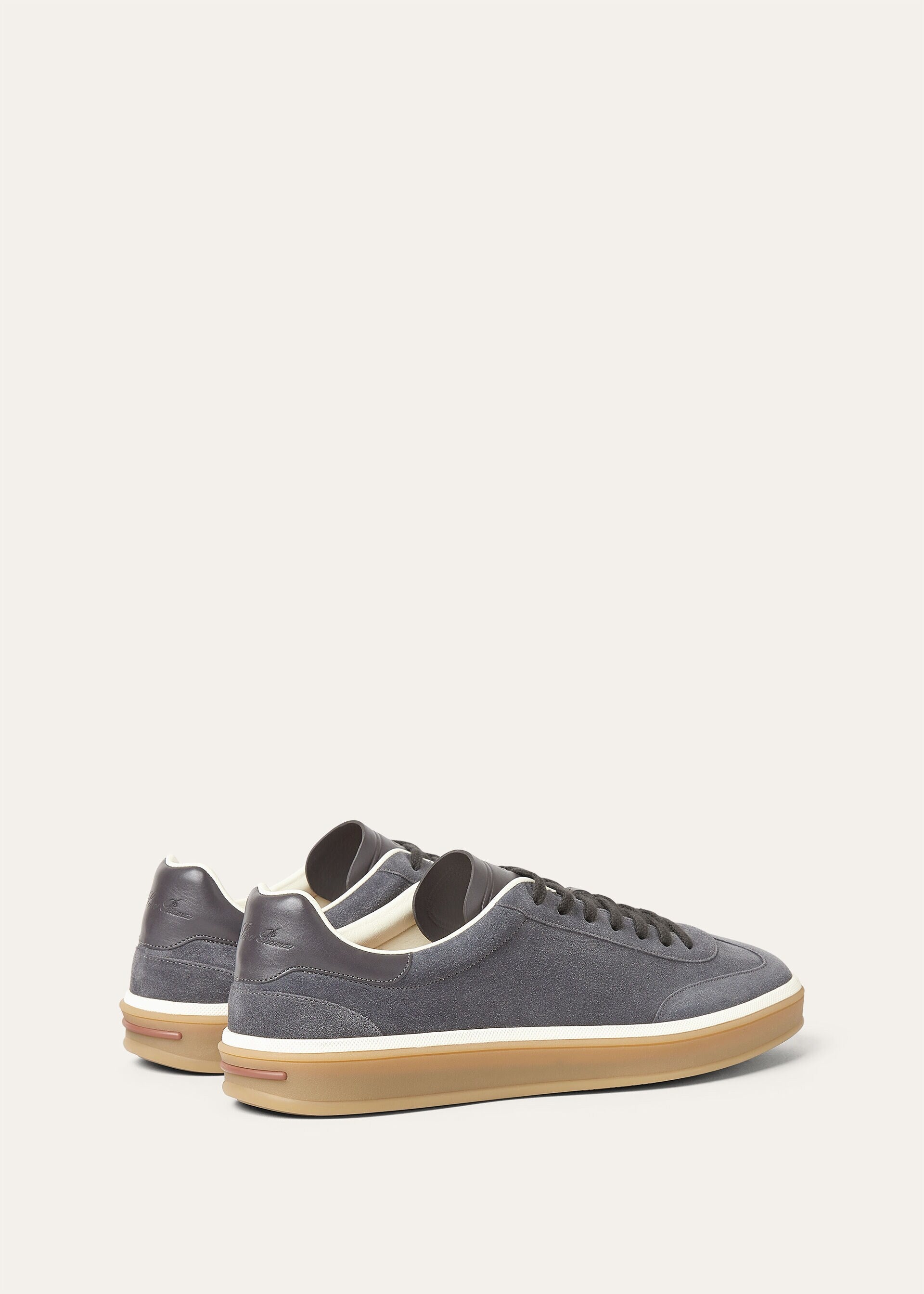 Tennis Walk Sneaker Suede Calf Split Obsidian Grey