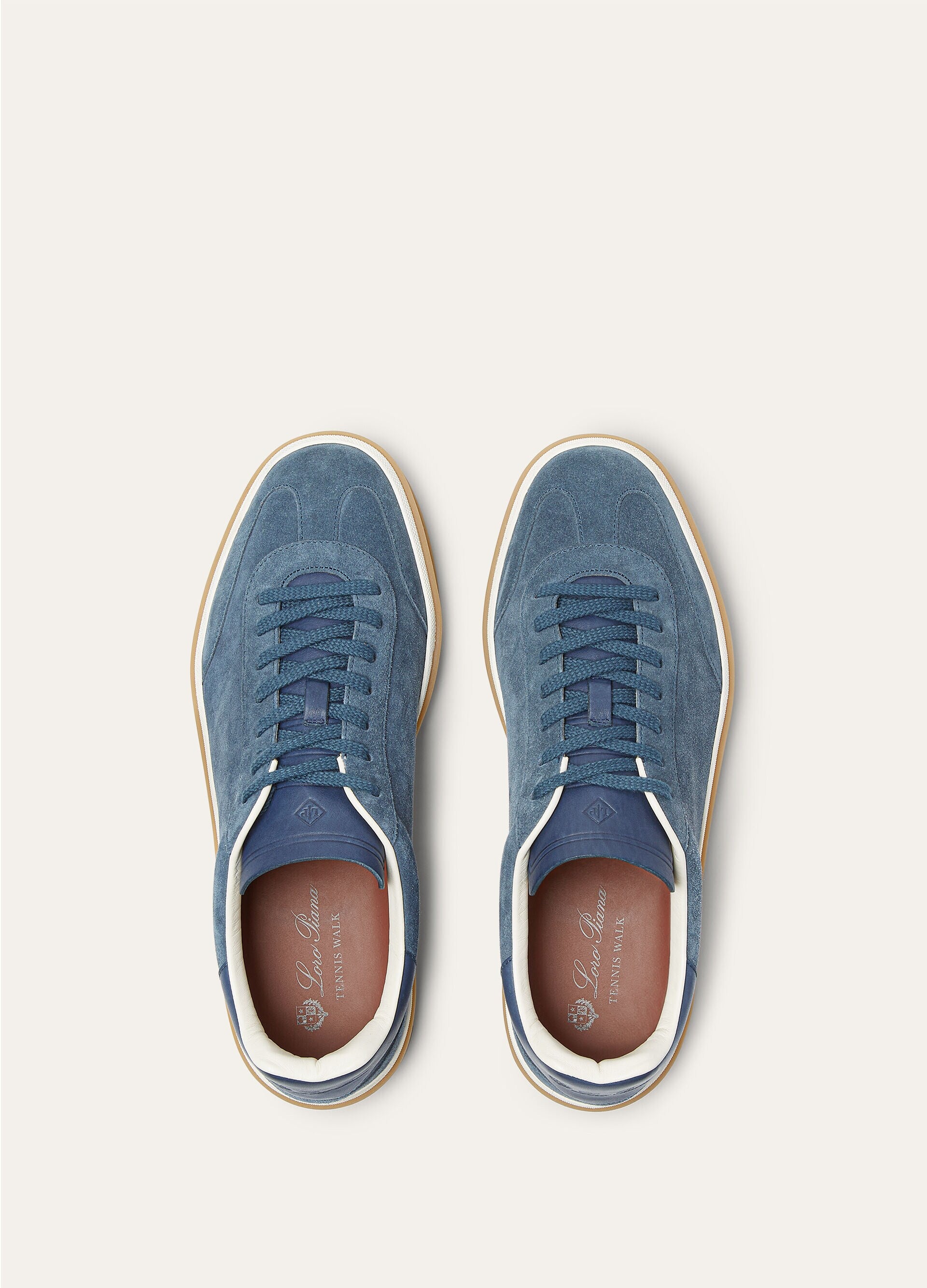 Tennis Walk Sneaker Suede Calf Split Black Figs