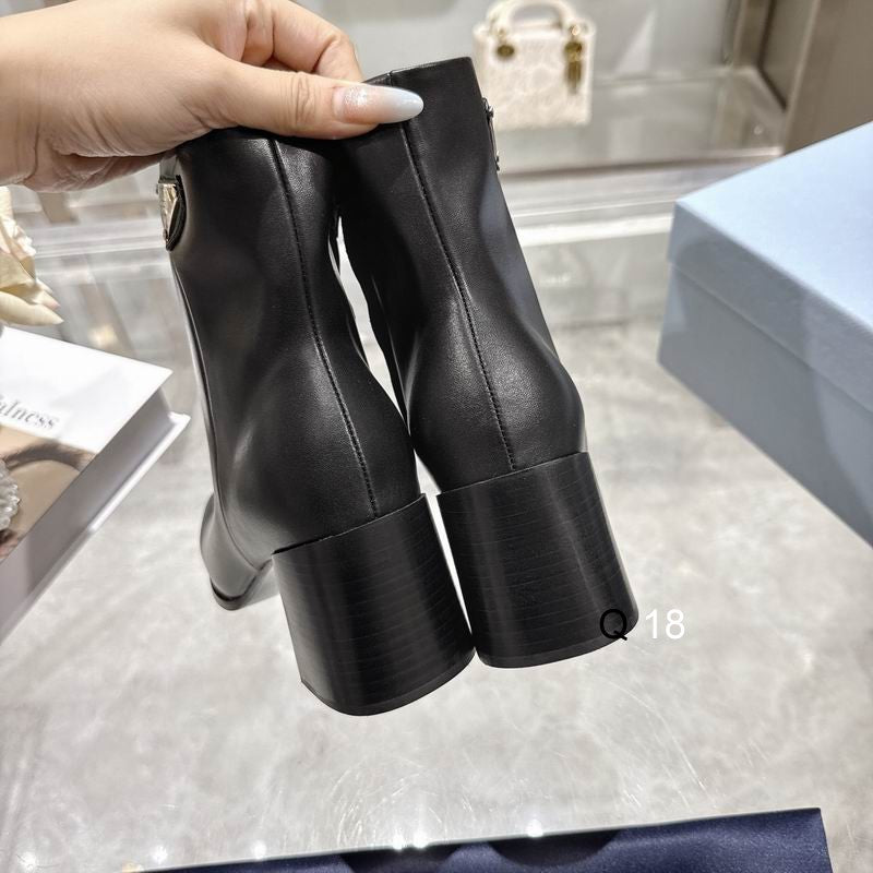 Prada Leather Booties