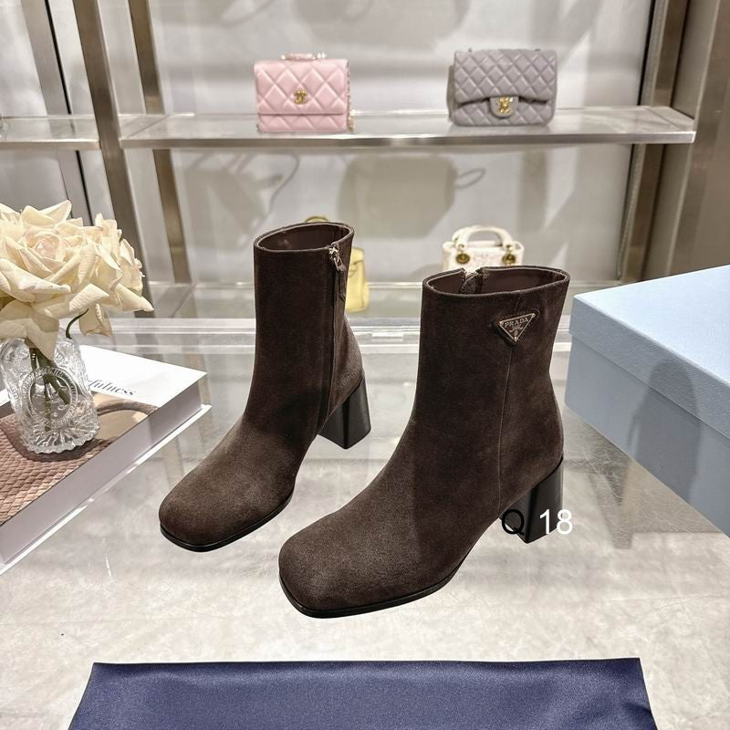 Prada Suede Booties