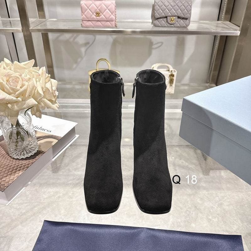 Prada Suede Booties