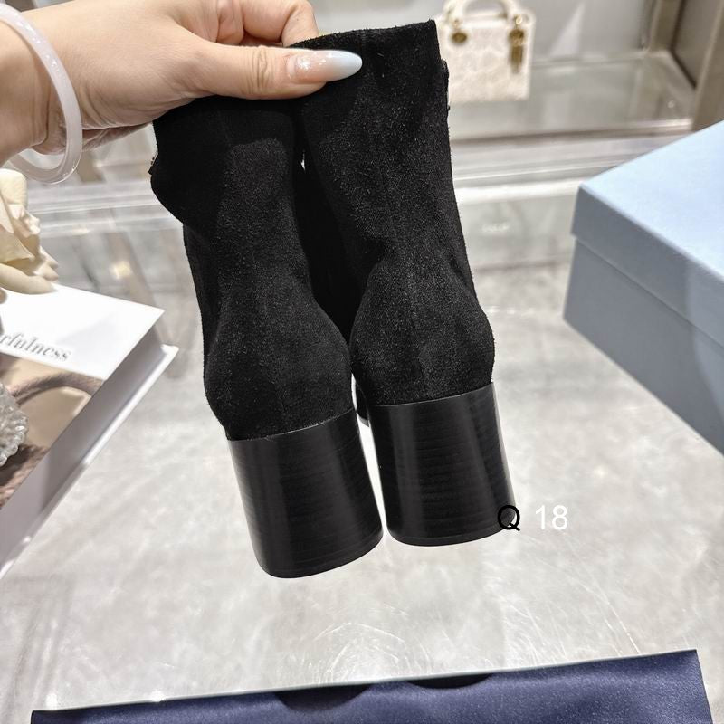 Prada Suede Booties