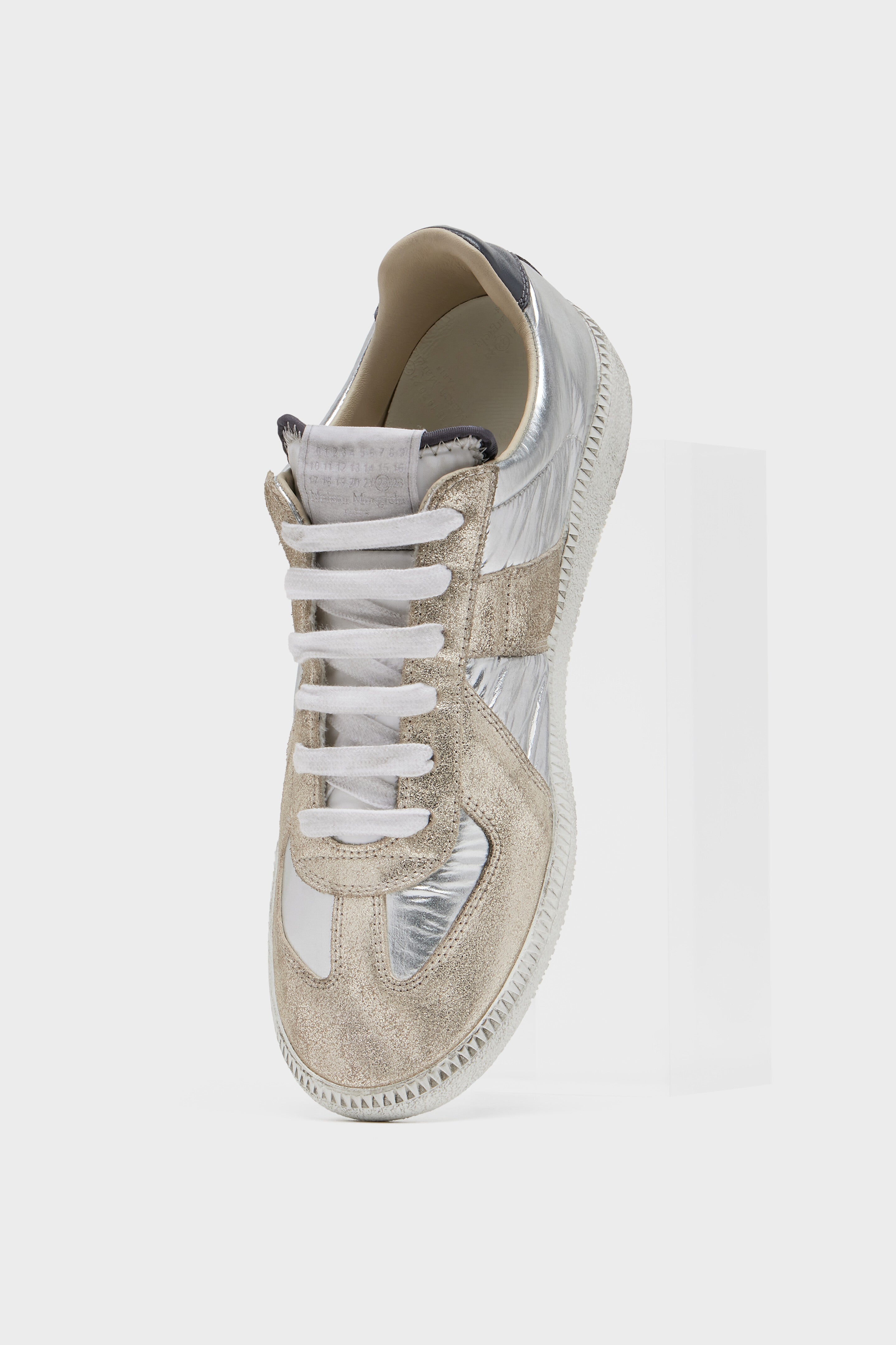 Maison Margiela Replica Sneakers Iridescent Silver