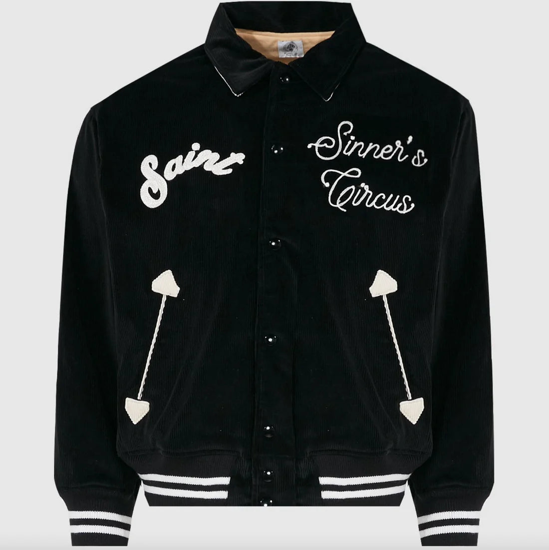 Sinner's Circus Corduroy Embroidery Jacket