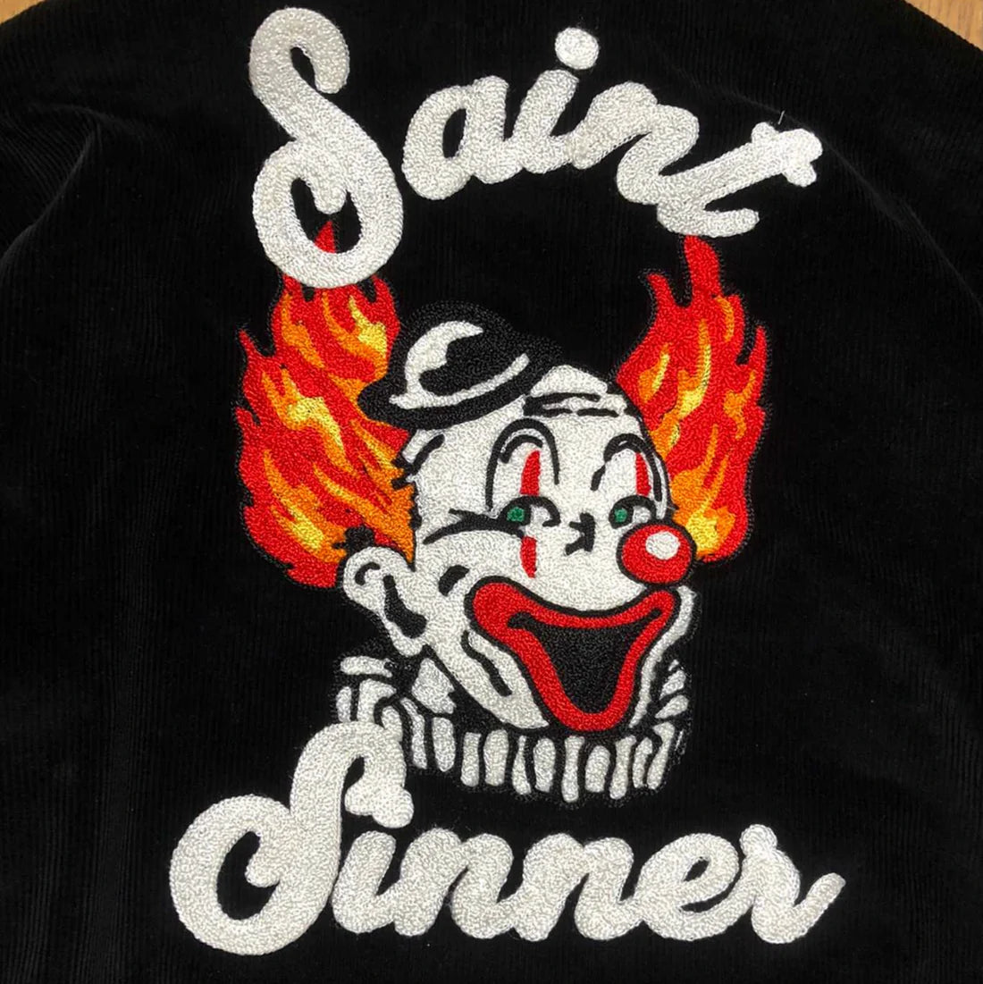 Sinner's Circus Corduroy Embroidery Jacket