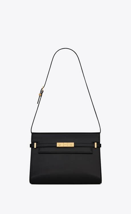YSL Manhattan Leather Black