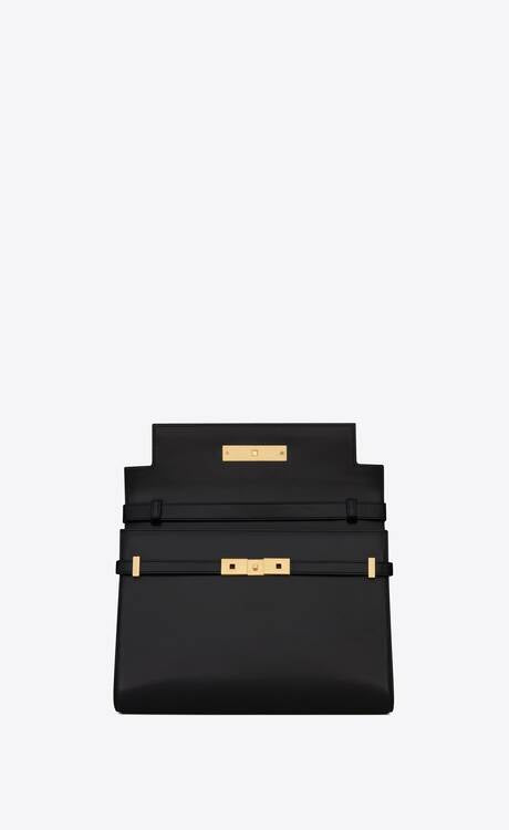 YSL Manhattan Leather Black
