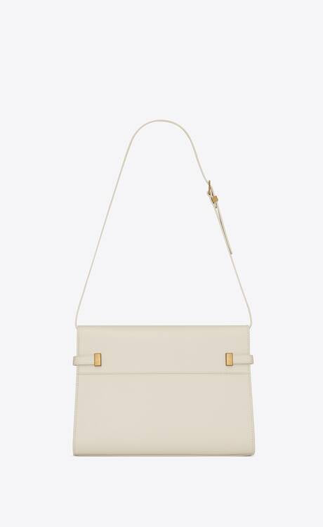 YSL Manhattan Leather White