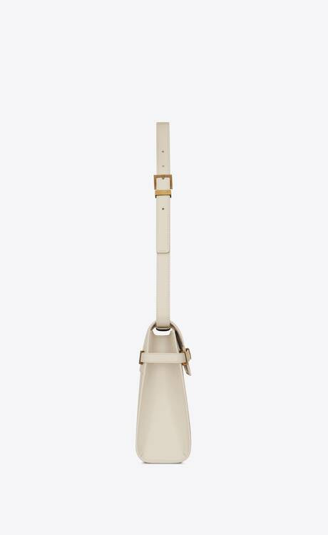 YSL Manhattan Leather White