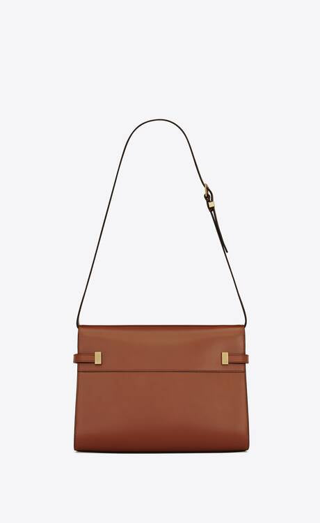 YSL Manhattan Leather Brown