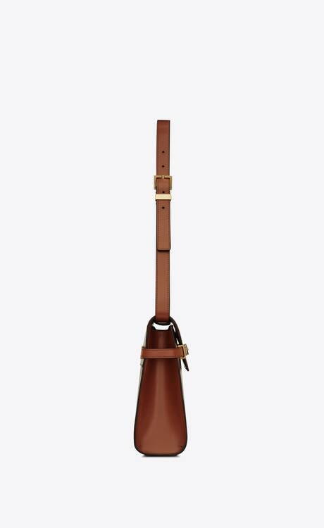 YSL Manhattan Leather Brown