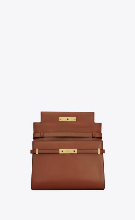YSL Manhattan Leather Brown