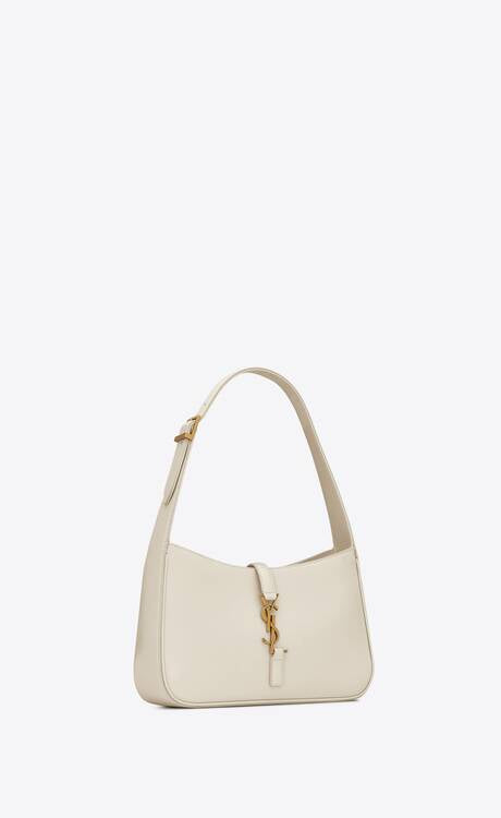 YSL Le 5 à 7 Supple Leather White